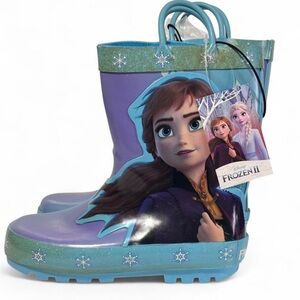 NWT DISNEY FROZEN RAIN BOOTS 11-12